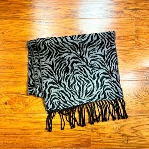 Womens Merona Zebra Print Scarf